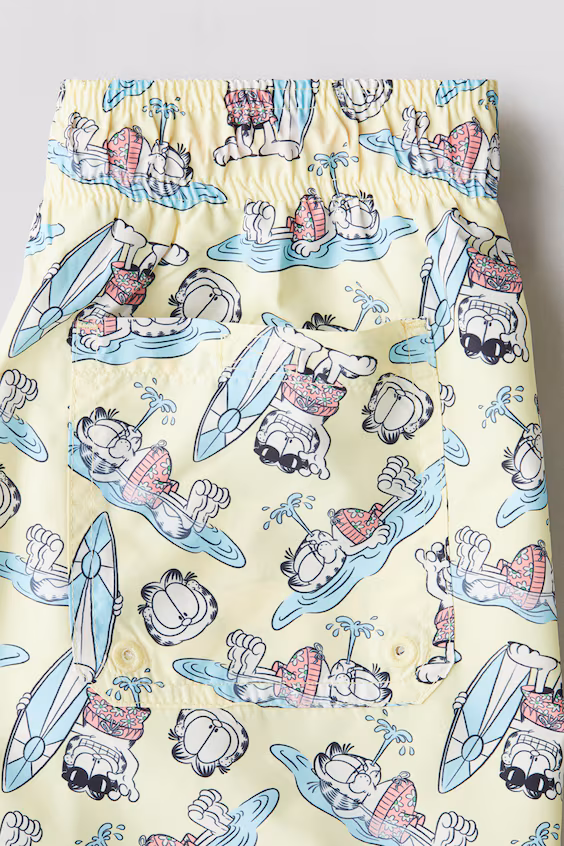 Плавки с узором