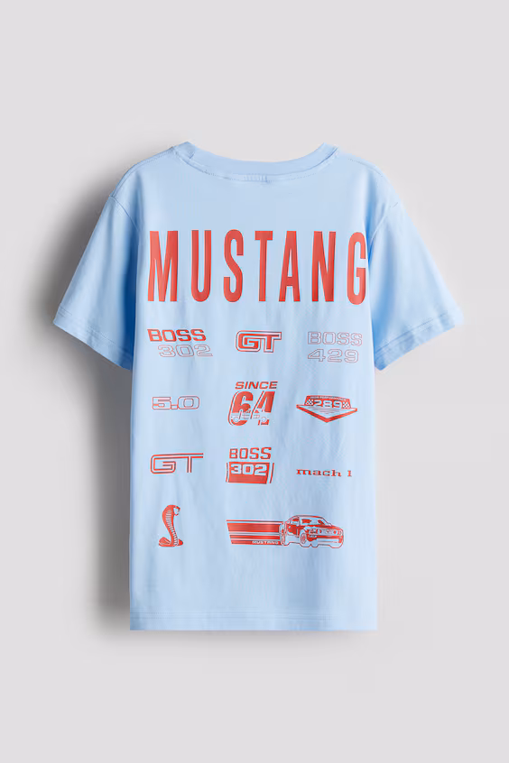 Набор из 3 футболок с принтами из хлопка