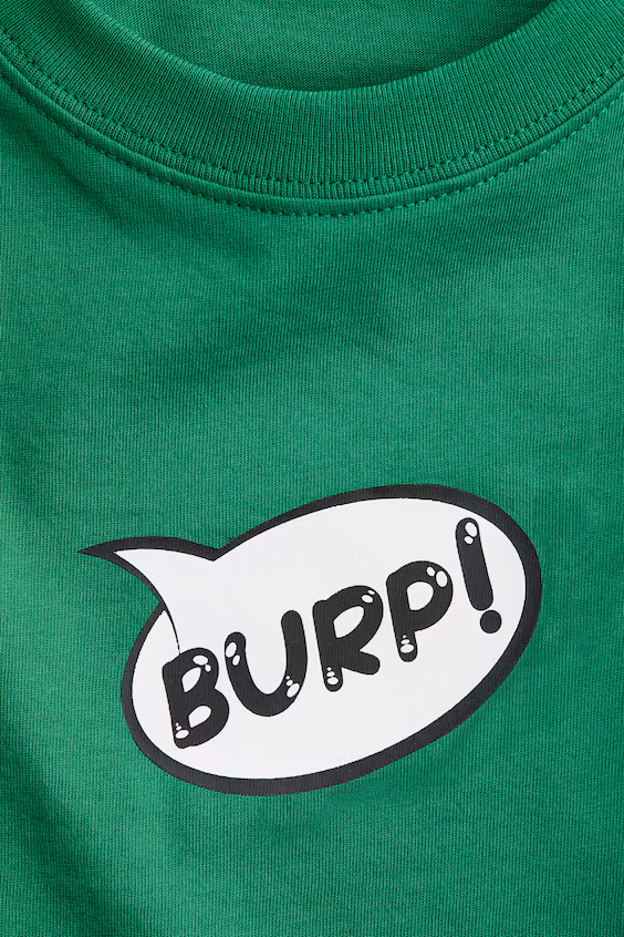 Футболка из хлопка с принтом