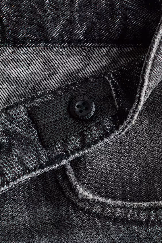 Джинсовые шорты свободного кроя