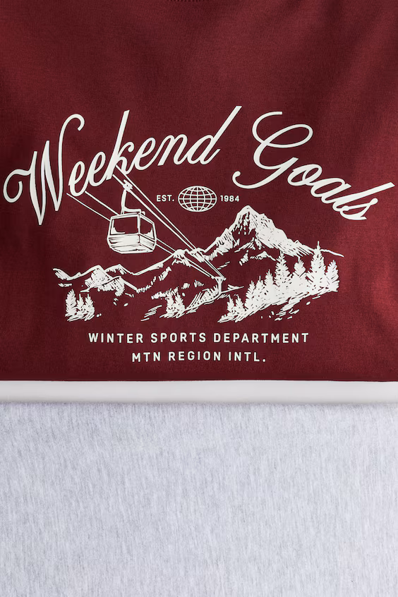 Пижама из хлопка с принтом