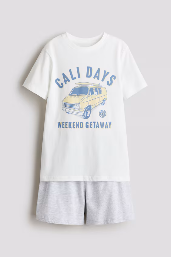 Пижама из хлопкового джерси