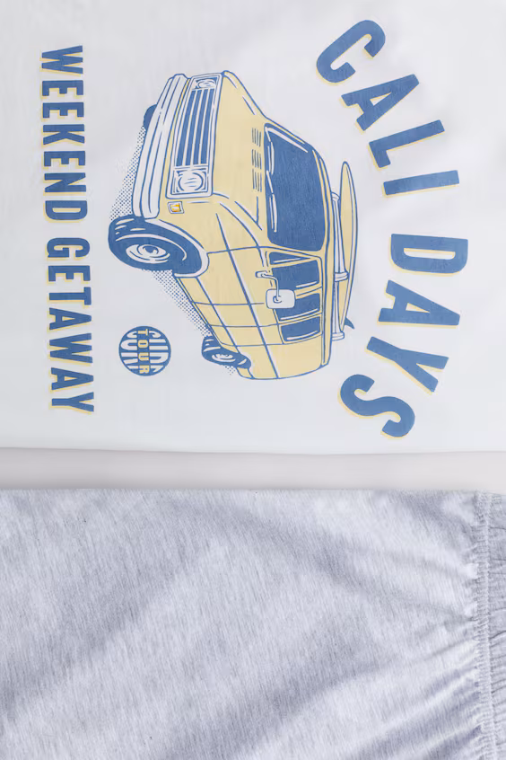 Пижама из хлопкового джерси