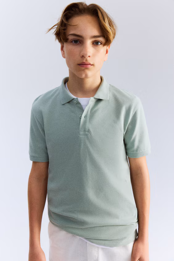 Поло из хлопкового пике