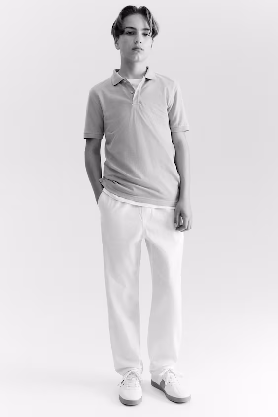 Поло из хлопкового пике