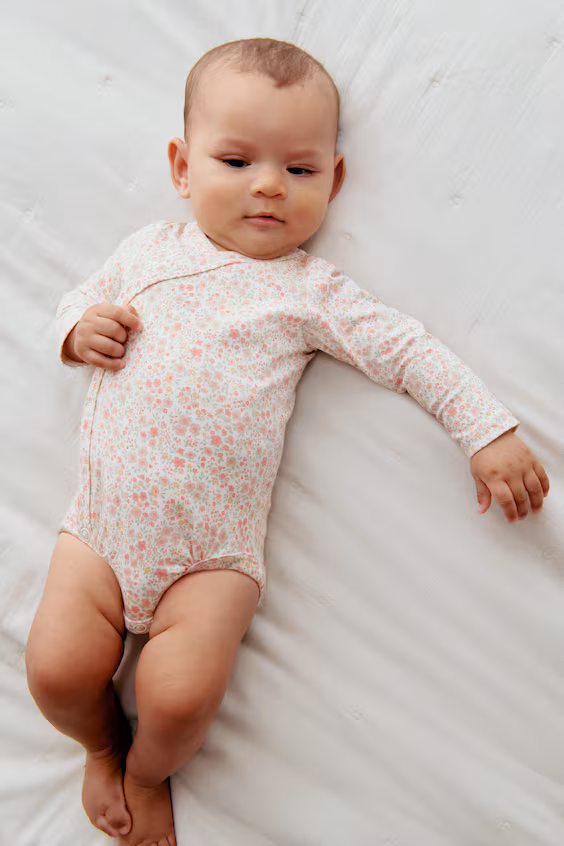 Набор из 3 боди с перекрестными линиями