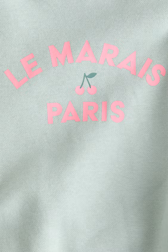 Толстовка с принтом