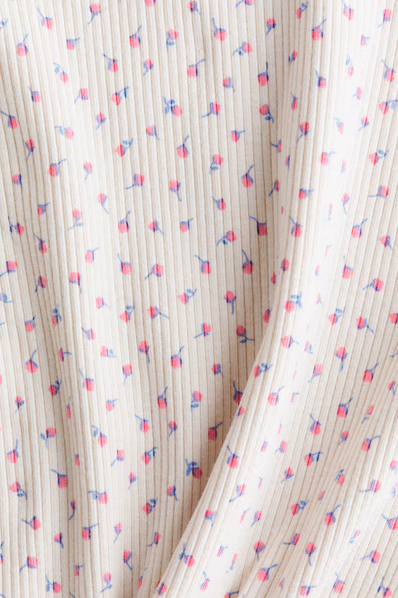 Кофта в рубчик из хлопка