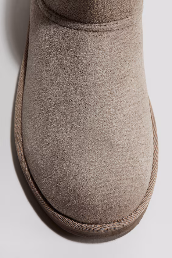 Ботинки с меховой подкладкой