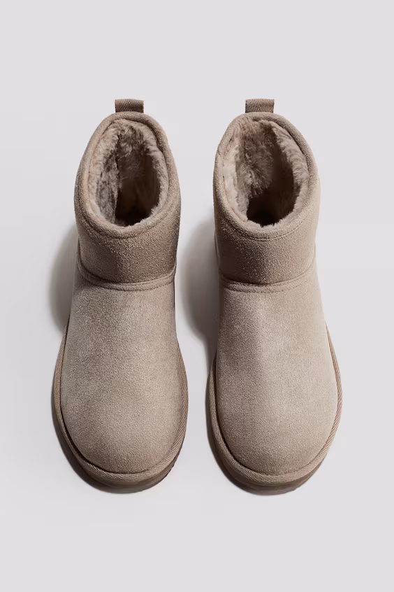 Ботинки с меховой подкладкой
