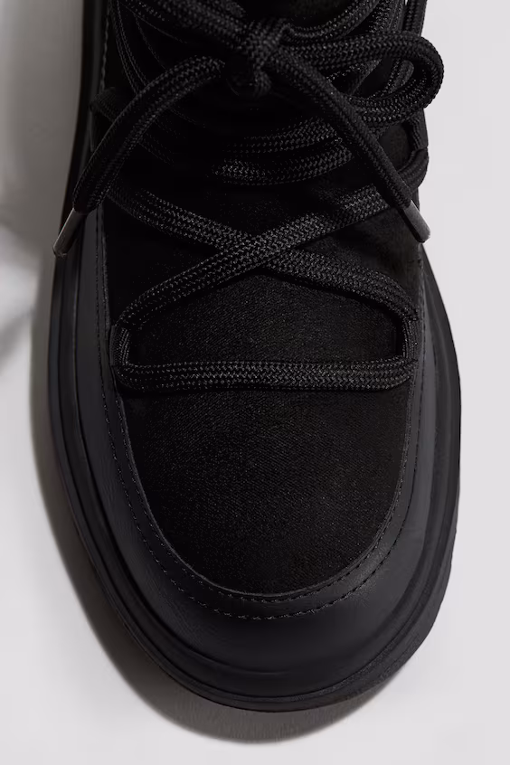 Снегоходные ботинки с теплой подкладкой