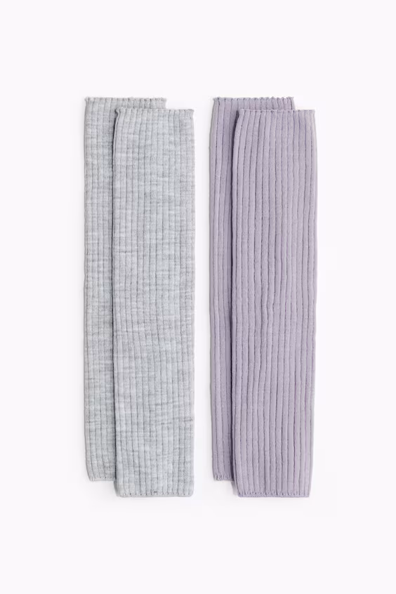 Набор из 2 леггинсов в рубчик