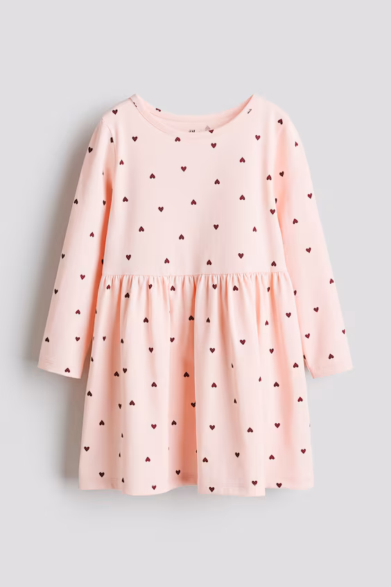 Платье из хлопка с принтом