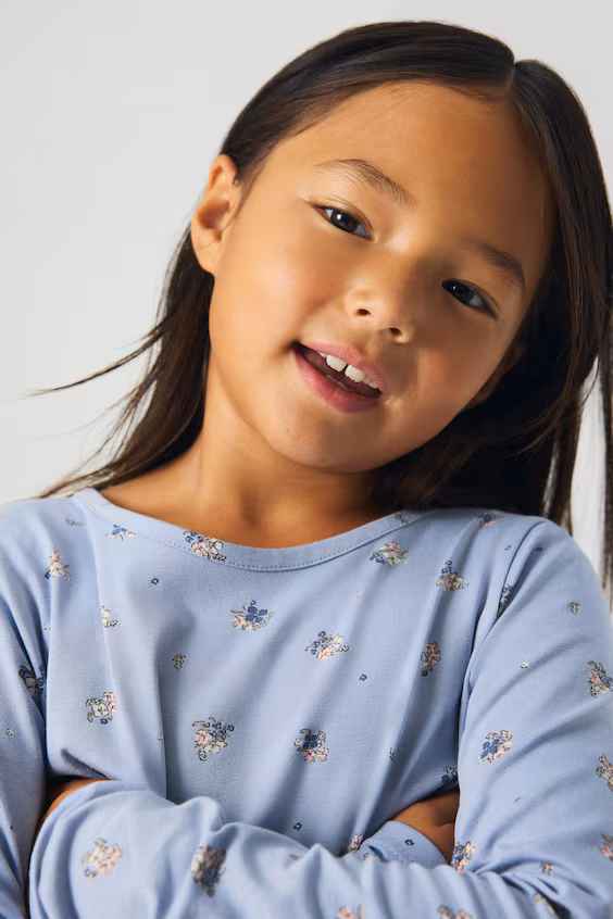 Платье из хлопка с принтом