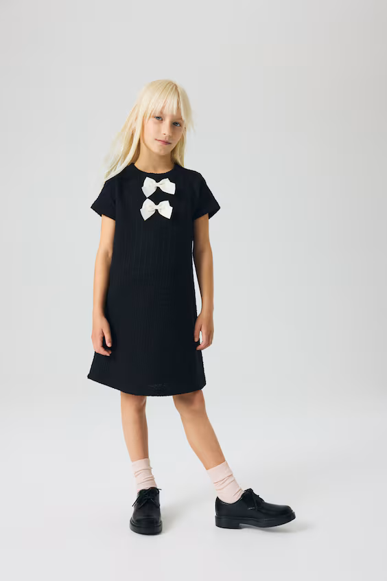 Платье из букле-джерси