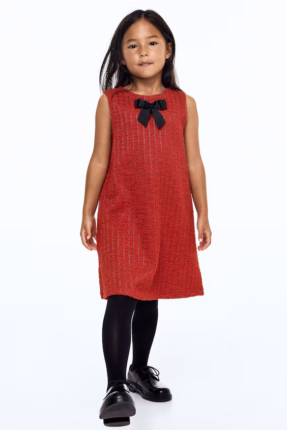 Платье из букле-джерси