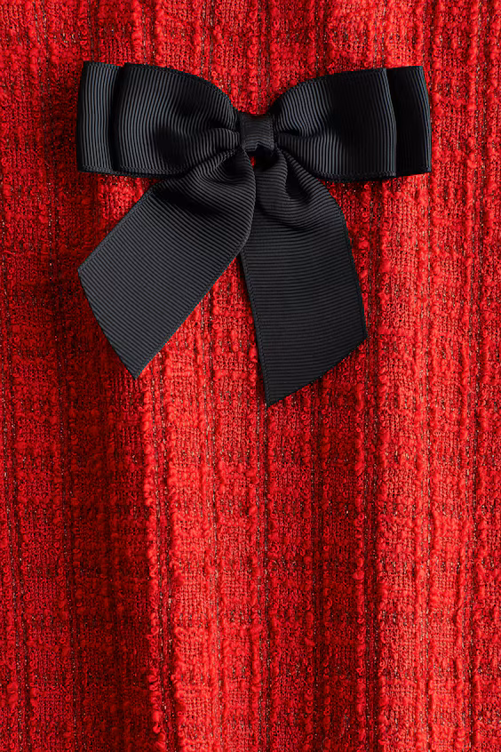 Платье из букле-джерси