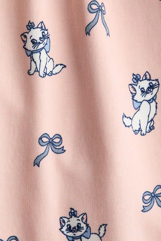 Платье-свитшот с принтом