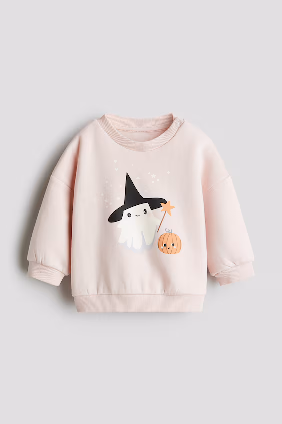 Толстовка с принтом и начесом внутри