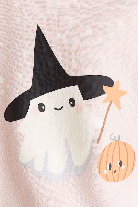 Толстовка с принтом и начесом внутри