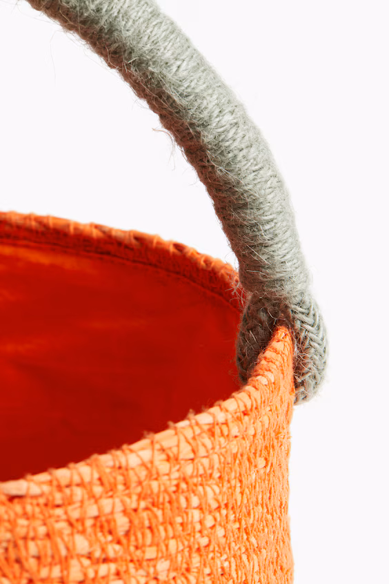 Корзина для хранения из морской травы