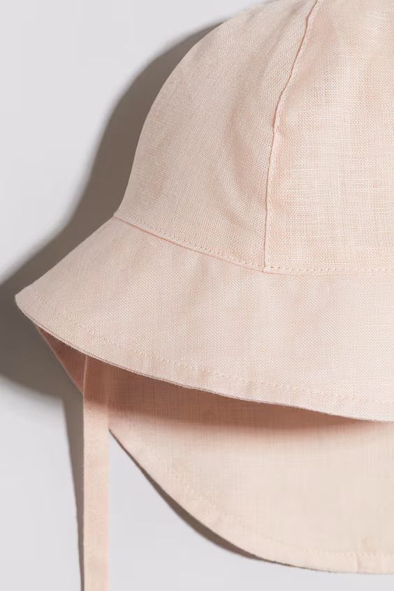 Солнечная шляпа из льна h&m