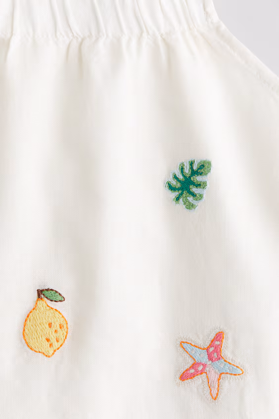 Платье из льняной смеси h&m