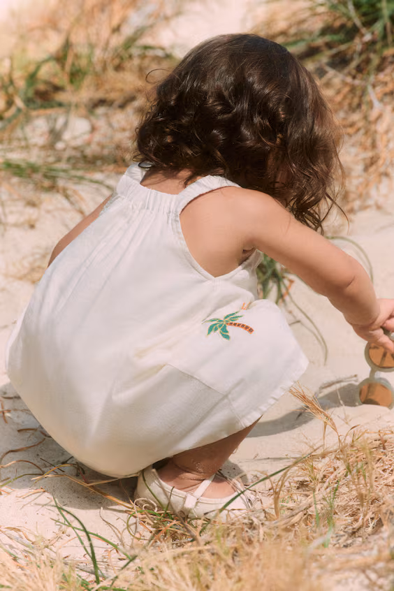 Платье из льняной смеси h&m