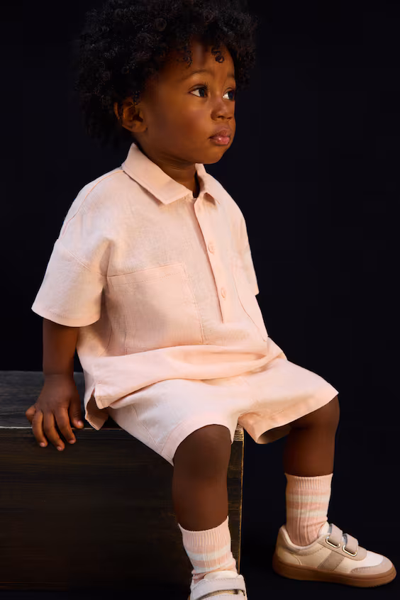 Комплект из 2 предметов из смеси льна