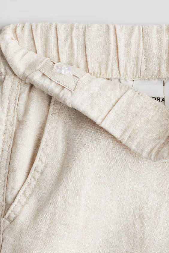 Брюки из льна