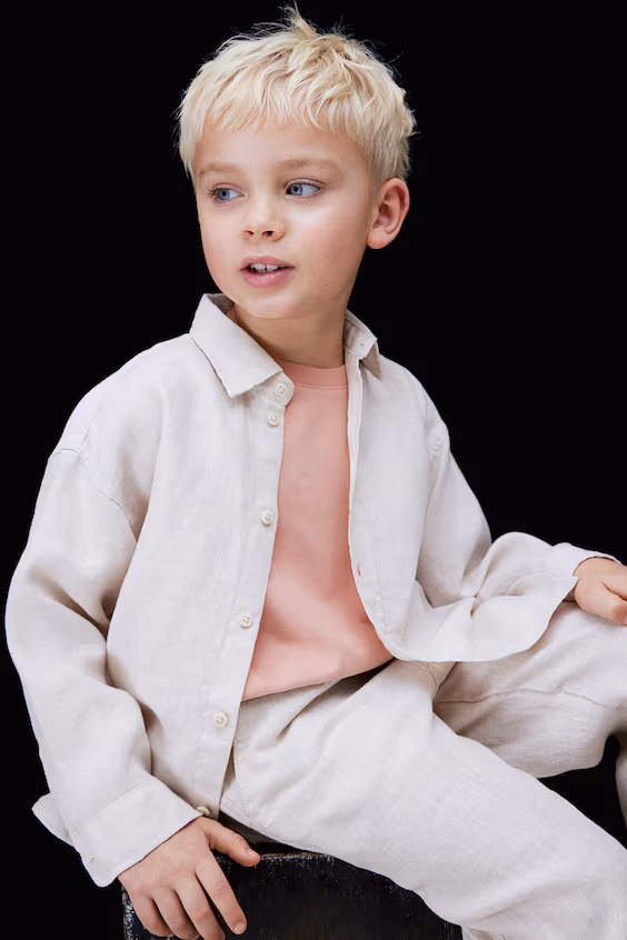 Брюки из льна