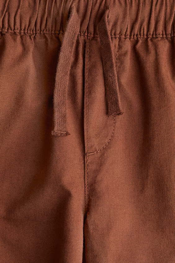 Шорты из льняной смеси