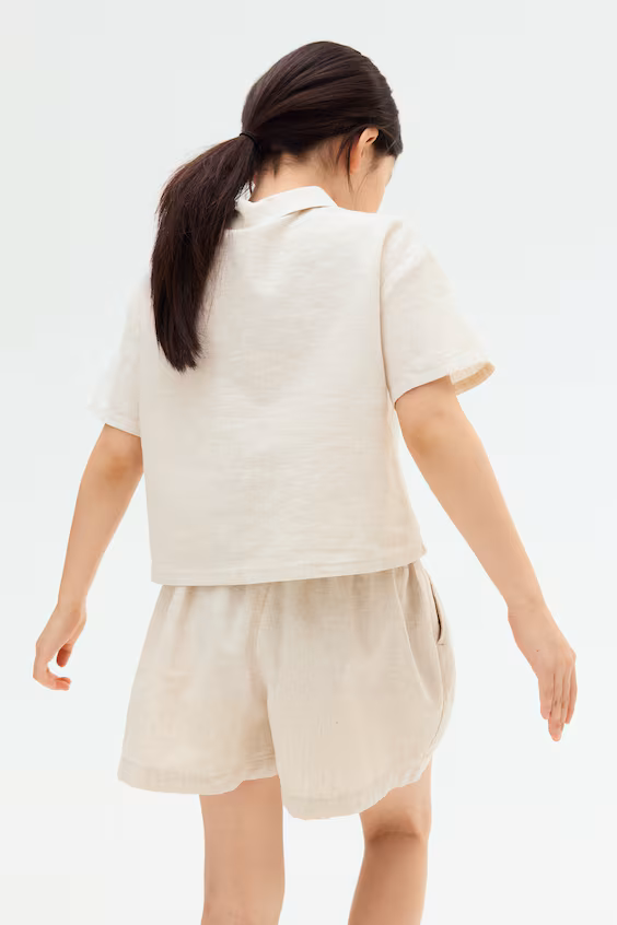 Рубашка из смеси льна