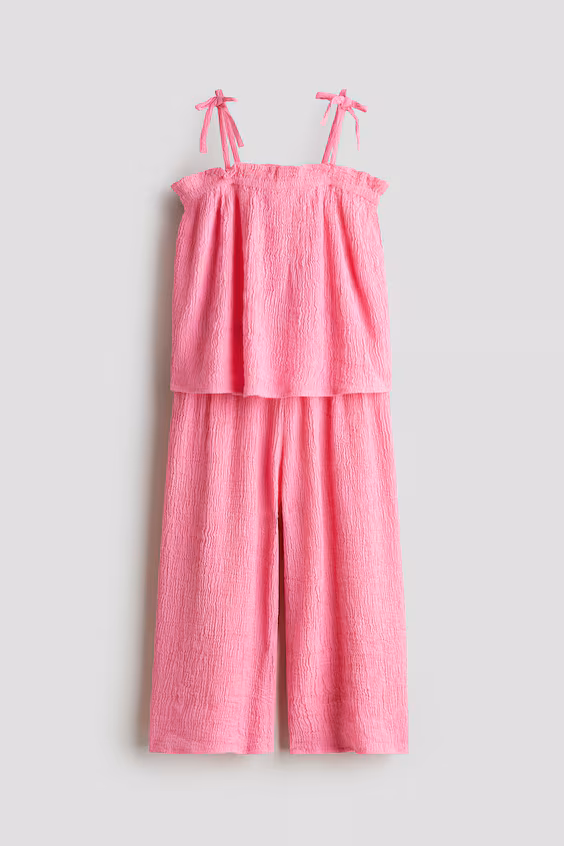 Набор из 2-х предметов из морщинистой ткани