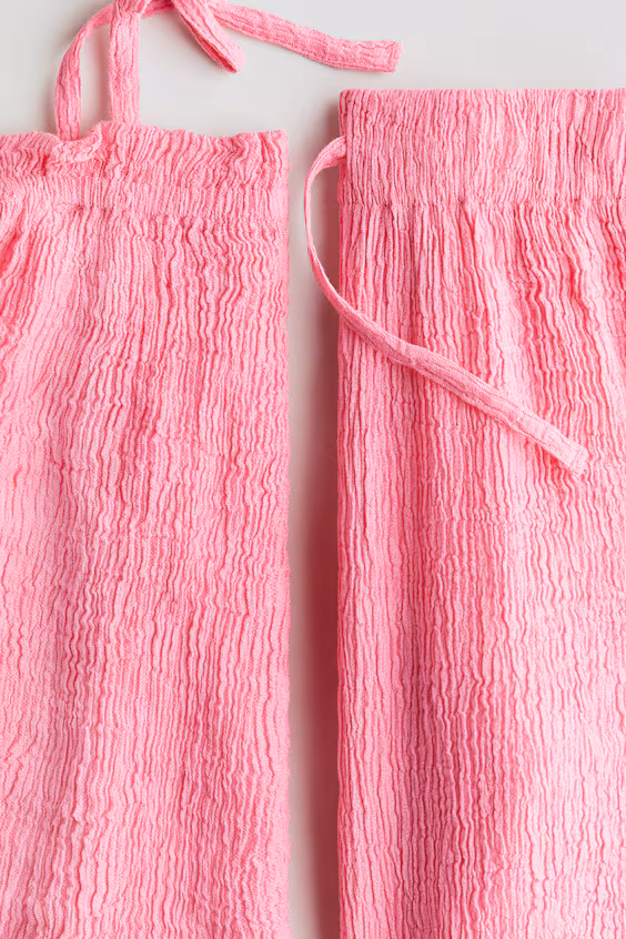 Набор из 2-х предметов из морщинистой ткани