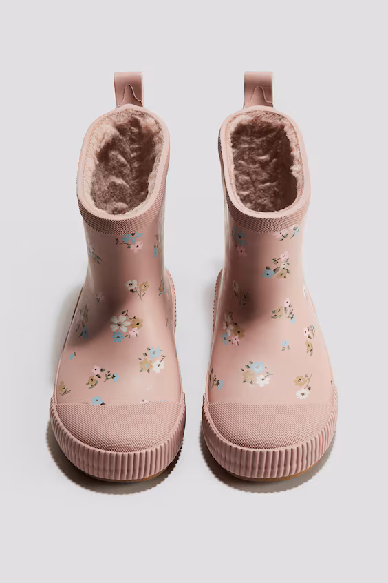 Резиновые сапоги с подкладкой из поларфлиса