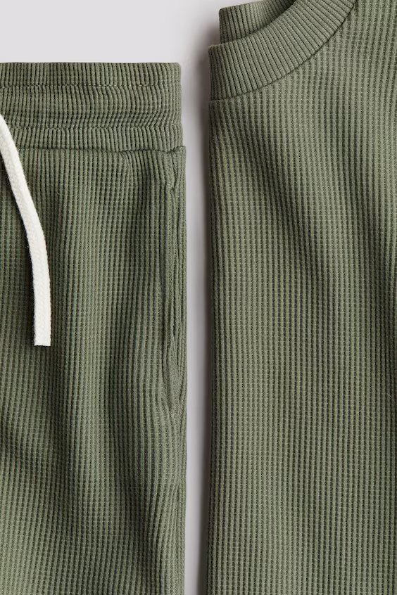 Набор из 2х хлопковых костюмов в узорчатой ткани