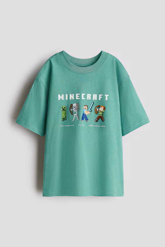 Футболка оверсайз с принтом