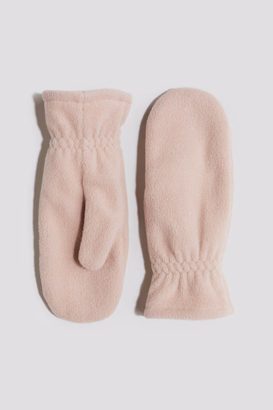 Перчатки с отделением для большого пальца из флиса