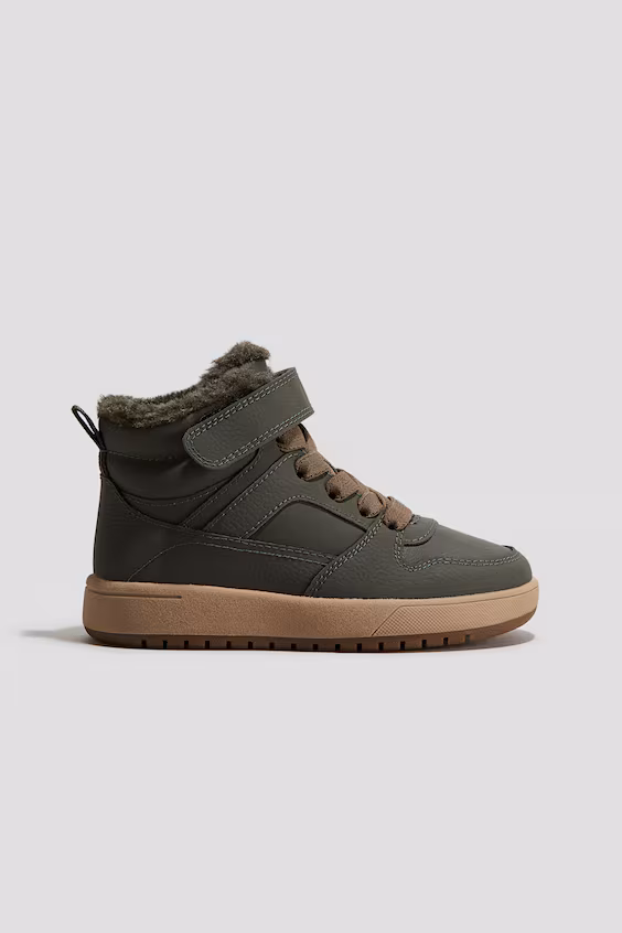 Ботинки-кеды с теплой подкладкой h&m