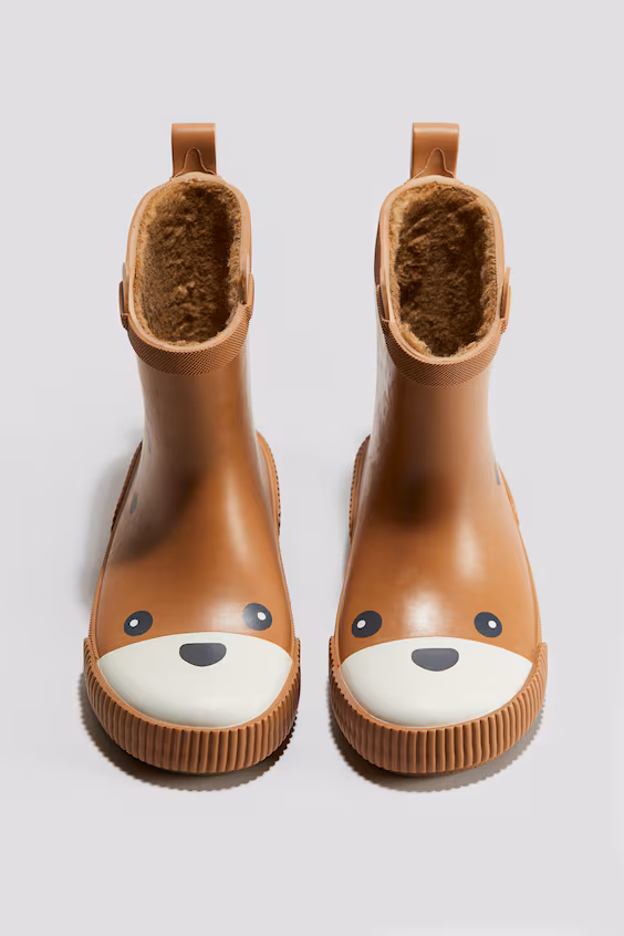 Резиновые сапоги с подкладкой из поларфлиса h&m