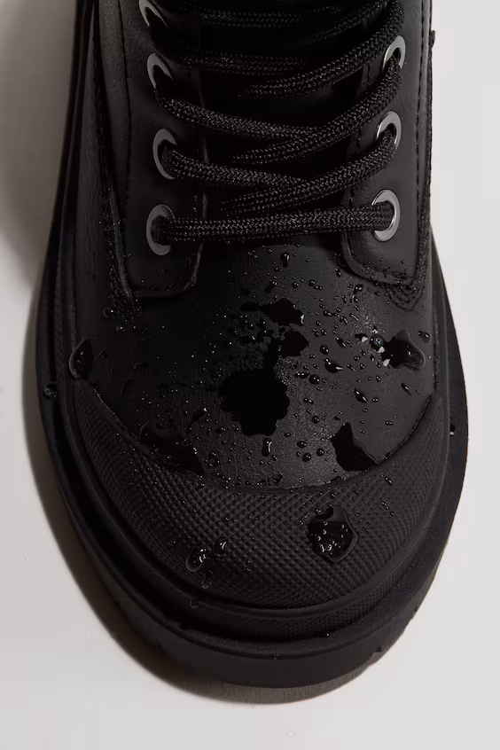 Водонепроницаемые ботинки с шнуровкой h&m