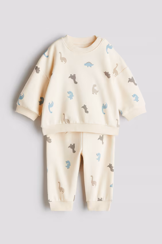 Костюм из 2-х предметов из принтованного мольтона h&m