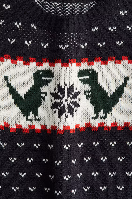 Свитер из жаккардовой ткани