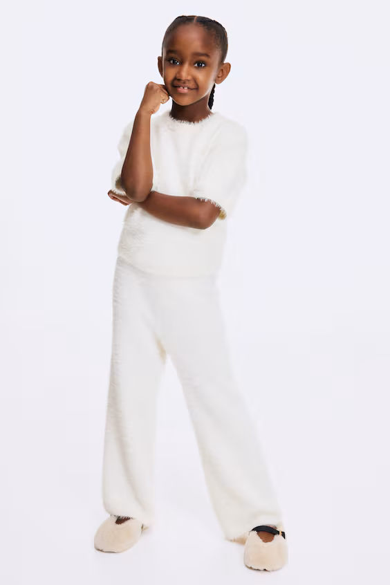 Леггинсы из мягкой меховой ткани