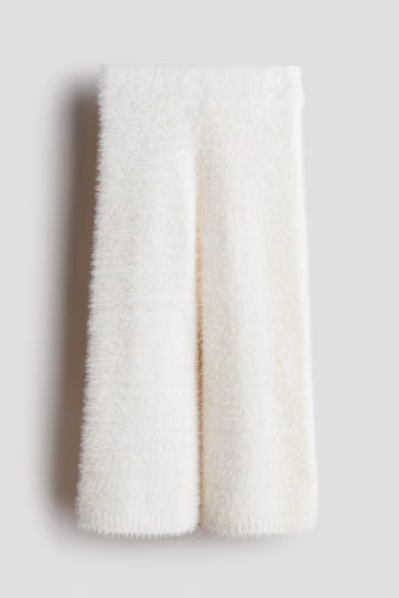 Леггинсы из мягкой меховой ткани