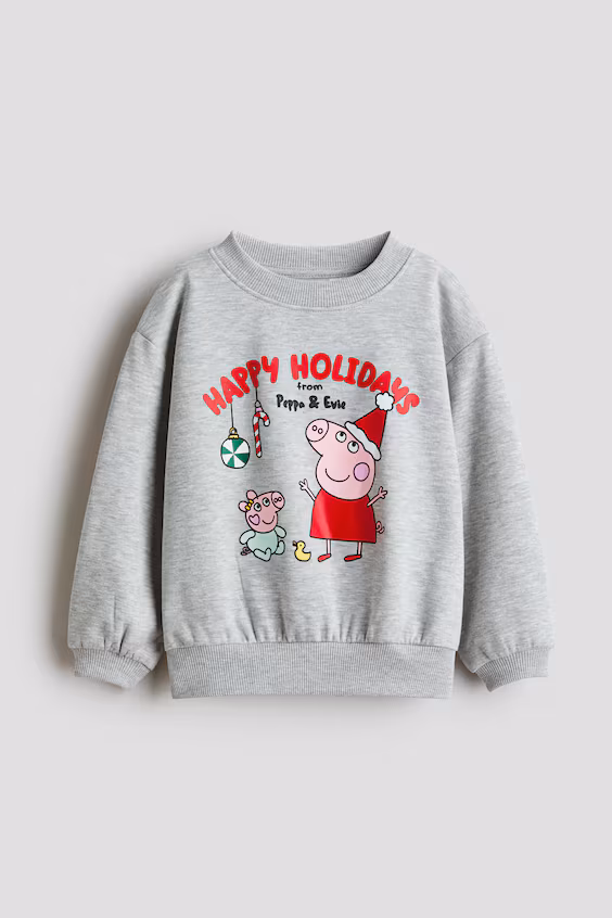 Свитшот с принтом peppa pig