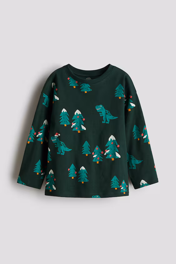 Свитер из хлопка с рисунком