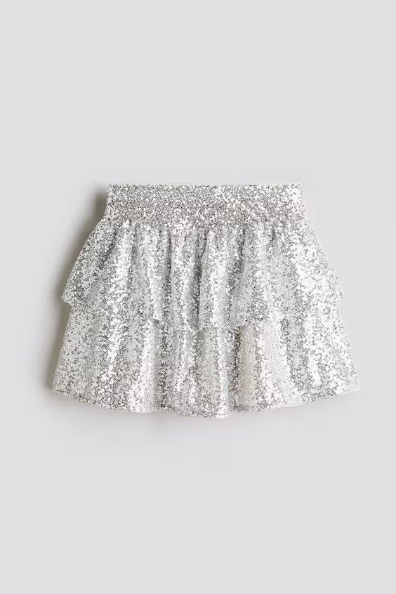 Юбка с пайетками
