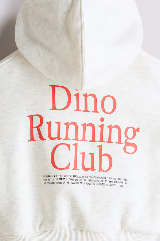 Худи с капюшоном и принтом